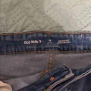 Old Navy Rockstar Skinny Jeans in Blue
